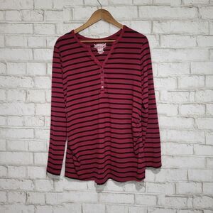 Great Expectations Maternity long sleeve stripe top